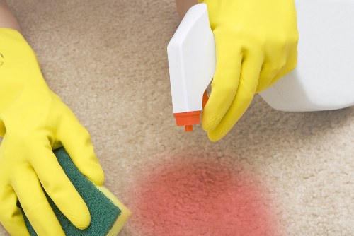 Professional house cleaning in a Catford living room