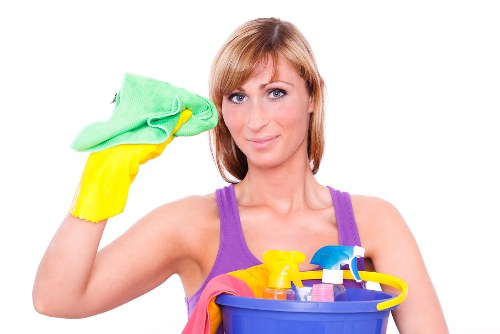 Professional cleaner in Catford preparing a home for a thorough clean