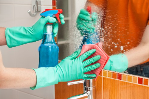 Waste sorting and disposal compliance for cleaning services