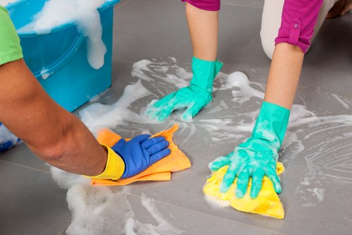Professional deep cleaning in a Catford home kitchen