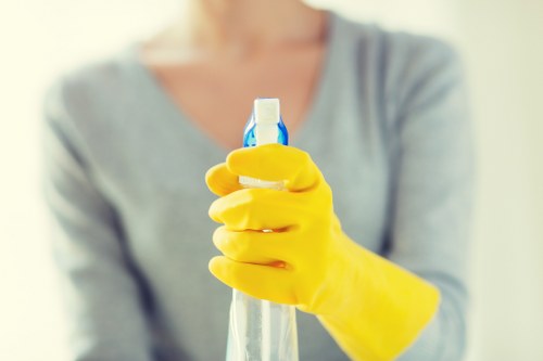 Commercial cleaning company in Catford maintaining a business workspace