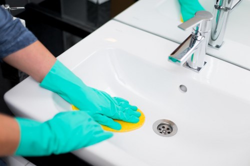 Deep cleaning service in Catford for a modern kitchen and bathroom